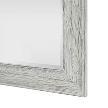 Load image into Gallery viewer, Large Farmhouse Mirror Farmhouse Bathroom Mirror Farmhouse Mirrors for Wall Decor Living Room Rustic Mirrors for Wall Decor Living Room Dressing Room Floor/Wall Mounted - Rustic, Distressed White