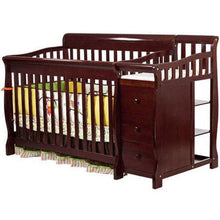 Load image into Gallery viewer, Dream on Me Brody 5 - in - 1 Convertible Crib with Changer. Cherry