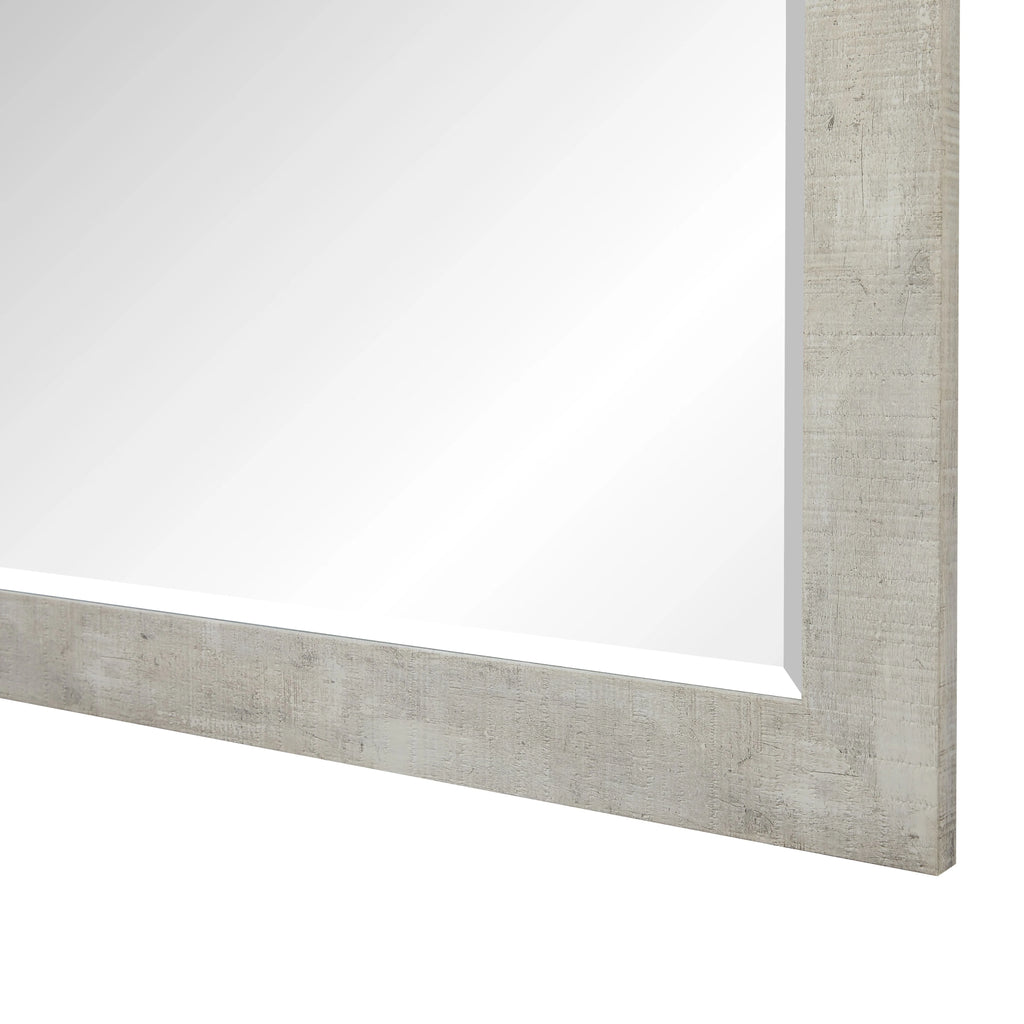 Large Farmhouse Mirror Farmhouse Bathroom Mirror Farmhouse Mirrors for Wall Decor Living Room Rustic Mirrors for Wall Decor Living Room Dressing Room Floor/Wall Mounted - Rustic, Distressed White