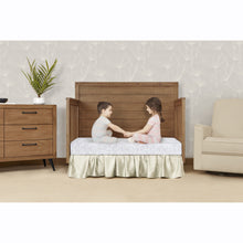 Load image into Gallery viewer, on Me Twinkle 5 88 Coil Crib and Toddler Mattress. Morning Mist Floral. Greenguard Gold Certified