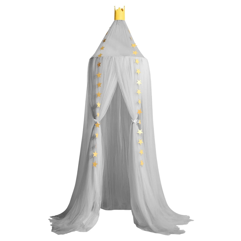 EQWLJWE Kids Bed Canopy - Play Tent with Dome Hanging from Ceiling for Girls Boys Room - Reading Nook Princess Castle - Girl Bedroom Decor - Mosquito Net on Crib Beds - Bedroom Nursery Baby Corner