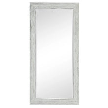 Load image into Gallery viewer, Large Farmhouse Mirror Farmhouse Bathroom Mirror Farmhouse Mirrors for Wall Decor Living Room Rustic Mirrors for Wall Decor Living Room Dressing Room Floor/Wall Mounted - Rustic, Distressed White